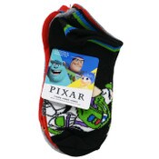 Wholesale - 5pk PIXAR POWER PLAYERS NS SOCKS SIZE 6-8, UPC: 193159211578